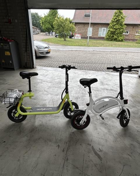 lektriche step + fiets
